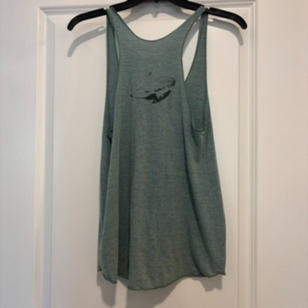 American Apparel Teal Mermaid Razorback Tank Top - Picture 7 of 8